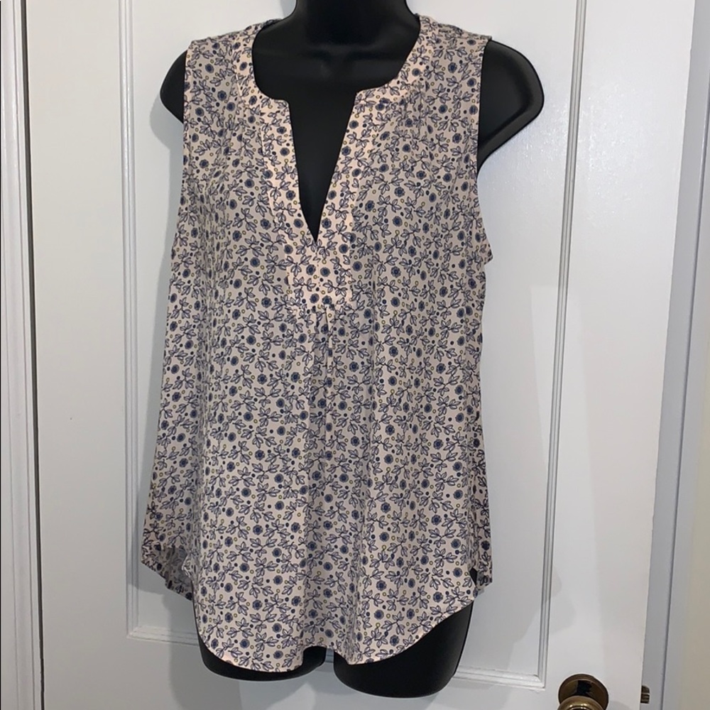 LOFT Boho sleeveless top- size small
